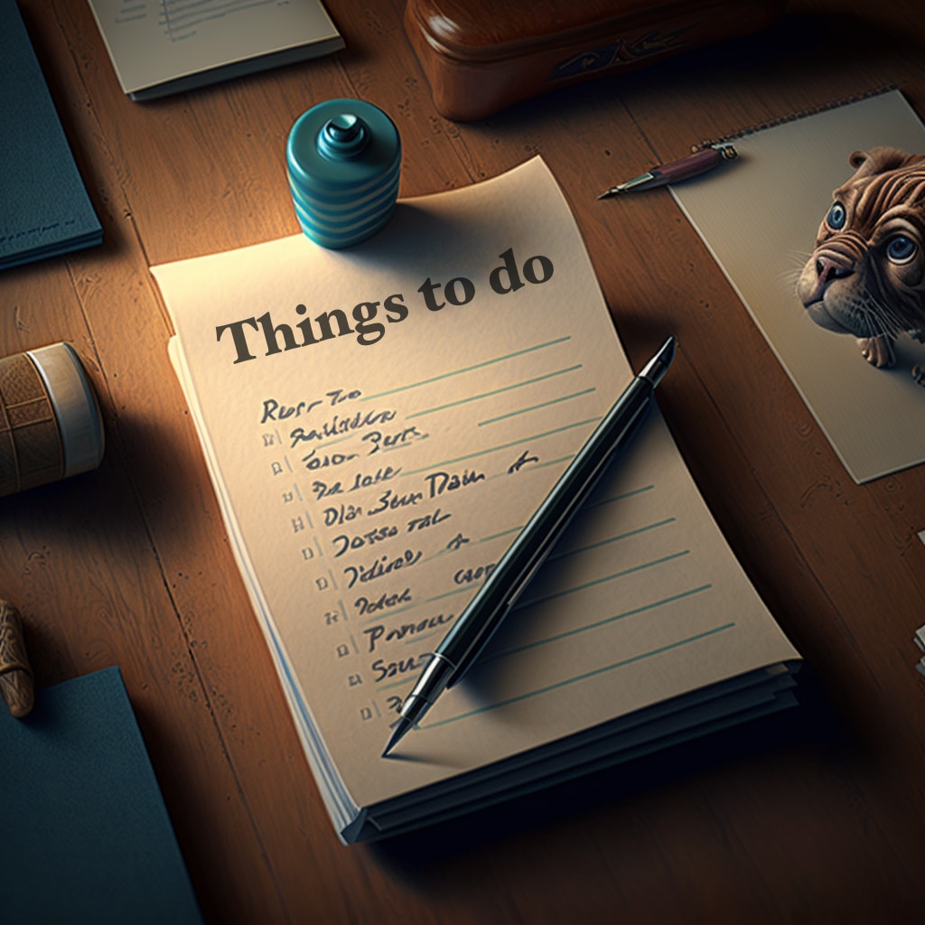 A to do list